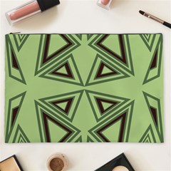 Abstract Pattern Geometric Backgrounds Cosmetic Bag (xxl) by Eskimos