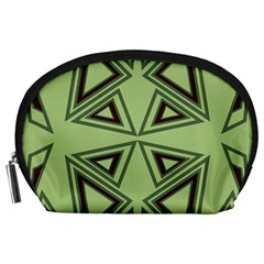 Abstract Pattern Geometric Backgrounds Accessory Pouch (large) by Eskimos