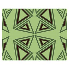 Abstract Pattern Geometric Backgrounds Double Sided Flano Blanket (medium)  by Eskimos