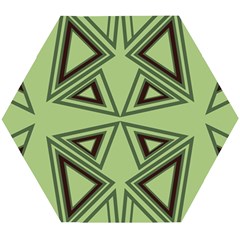 Abstract Pattern Geometric Backgrounds Wooden Puzzle Hexagon by Eskimos