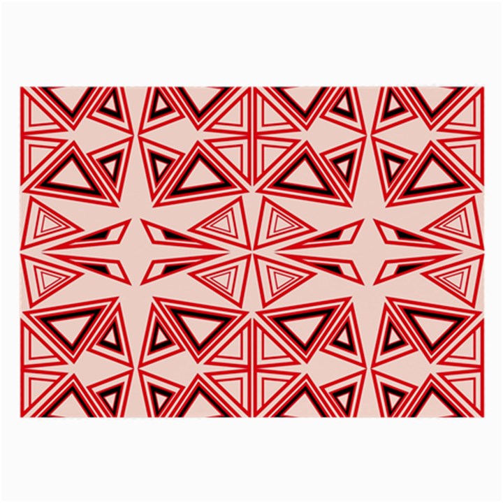 Abstract pattern geometric backgrounds  Large Glasses Cloth