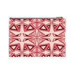 Abstract pattern geometric backgrounds  Cosmetic Bag (Large) Back