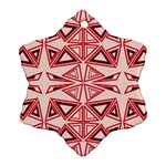 Abstract pattern geometric backgrounds  Ornament (Snowflake) Front