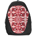 Abstract pattern geometric backgrounds  Backpack Bag Front