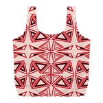 Abstract pattern geometric backgrounds  Full Print Recycle Bag (L) Front