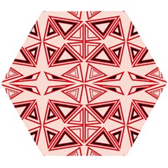 Abstract pattern geometric backgrounds  Wooden Puzzle Hexagon