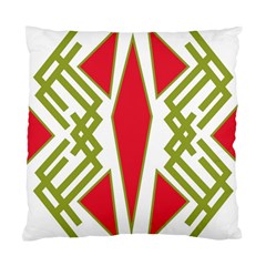 Abstract Pattern Geometric Backgrounds Standard Cushion Case (one Side) by Eskimos