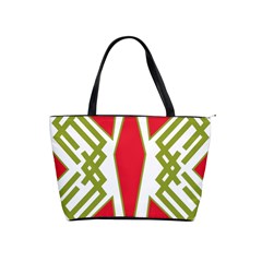 Abstract Pattern Geometric Backgrounds Classic Shoulder Handbag by Eskimos