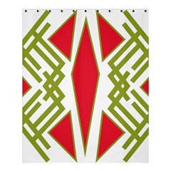 Abstract Pattern Geometric Backgrounds Shower Curtain 60  X 72  (medium)  by Eskimos