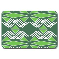 Abstract Pattern Geometric Backgrounds  Large Doormat  by Eskimos