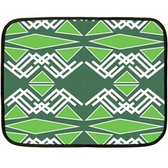 Abstract Pattern Geometric Backgrounds  Fleece Blanket (mini) by Eskimos