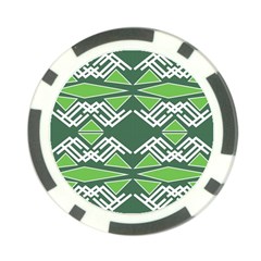 Abstract Pattern Geometric Backgrounds  Poker Chip Card Guard (10 Pack) by Eskimos