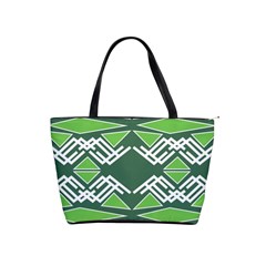 Abstract Pattern Geometric Backgrounds  Classic Shoulder Handbag by Eskimos