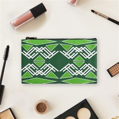 Abstract Pattern Geometric Backgrounds  Cosmetic Bag (small) by Eskimos