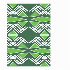 Abstract Pattern Geometric Backgrounds  Small Garden Flag (two Sides) by Eskimos