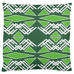 Abstract Pattern Geometric Backgrounds  Large Cushion Case (one Side) by Eskimos