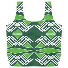 Abstract Pattern Geometric Backgrounds  Full Print Recycle Bag (xl) by Eskimos