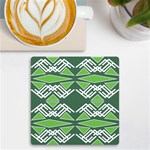 Abstract pattern geometric backgrounds  UV Print Square Tile Coaster  Front