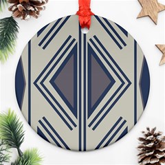 Abstract Pattern Geometric Backgrounds  Ornament (round) by Eskimos