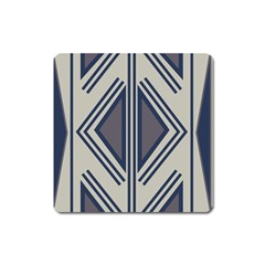 Abstract Pattern Geometric Backgrounds  Square Magnet by Eskimos