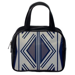 Abstract Pattern Geometric Backgrounds  Classic Handbag (one Side) by Eskimos