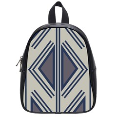 Abstract Pattern Geometric Backgrounds  School Bag (small) by Eskimos