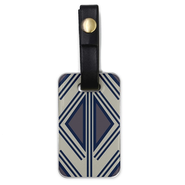 Abstract pattern geometric backgrounds  Luggage Tag (one side)