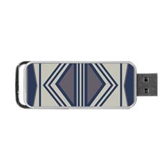 Abstract Pattern Geometric Backgrounds  Portable Usb Flash (one Side) by Eskimos