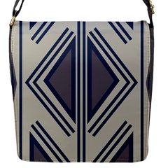 Abstract Pattern Geometric Backgrounds  Flap Closure Messenger Bag (s) by Eskimos