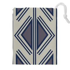 Abstract Pattern Geometric Backgrounds  Drawstring Pouch (5xl) by Eskimos