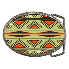 Abstract Pattern Geometric Backgrounds Belt Buckles by Eskimos