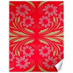 Folk flowers print Floral pattern Ethnic art Canvas 12  x 16  11.86 x15.41  Canvas - 1