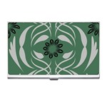 Folk flowers print Floral pattern Ethnic art Business Card Holder Front