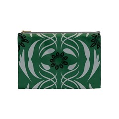 Folk Flowers Print Floral Pattern Ethnic Art Cosmetic Bag (medium) by Eskimos