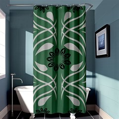 Folk Flowers Print Floral Pattern Ethnic Art Shower Curtain 36  X 72  (stall)  by Eskimos