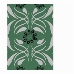 Folk Flowers Print Floral Pattern Ethnic Art Small Garden Flag (two Sides) by Eskimos