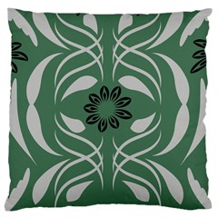 Folk Flowers Print Floral Pattern Ethnic Art Large Cushion Case (one Side) by Eskimos