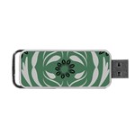 Folk flowers print Floral pattern Ethnic art Portable USB Flash (One Side) Front