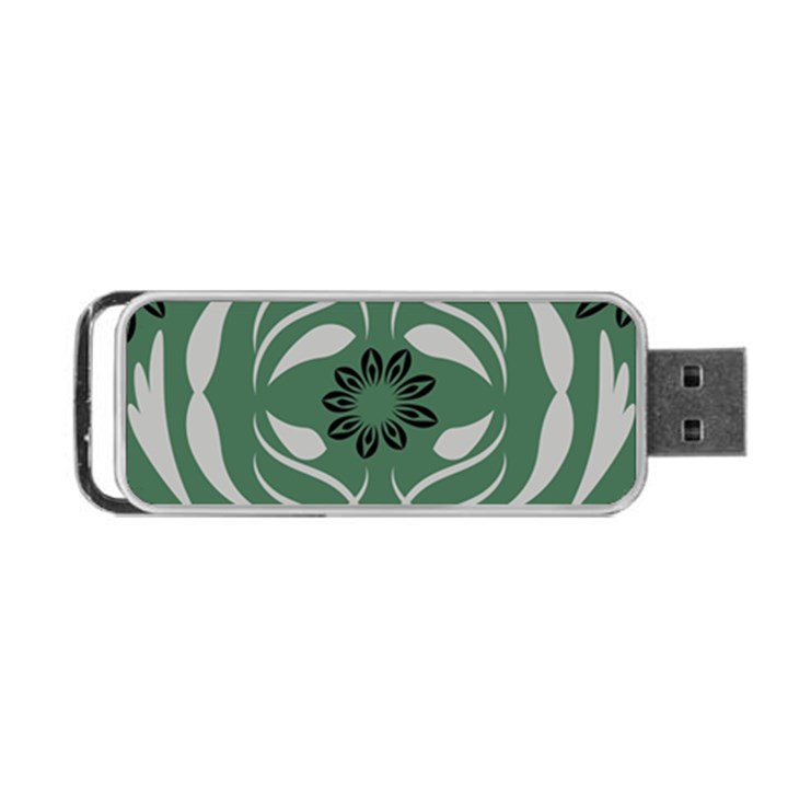 Folk flowers print Floral pattern Ethnic art Portable USB Flash (One Side)