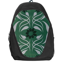 Folk Flowers Print Floral Pattern Ethnic Art Backpack Bag by Eskimos