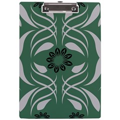 Folk Flowers Print Floral Pattern Ethnic Art A4 Clipboard by Eskimos