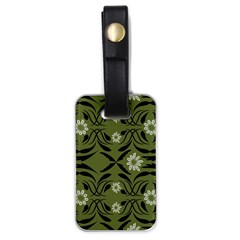 Folk flowers print Floral pattern Ethnic art Luggage Tag (one side)