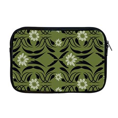 Folk flowers print Floral pattern Ethnic art Apple MacBook Pro 17  Zipper Case