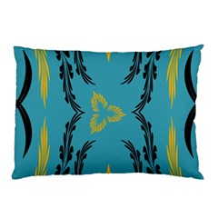 Folk Flowers Print Floral Pattern Ethnic Art Pillow Case (two Sides) by Eskimos