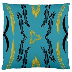 Folk Flowers Print Floral Pattern Ethnic Art Standard Flano Cushion Case (two Sides) by Eskimos