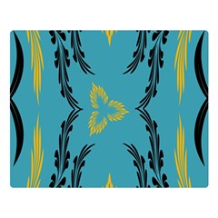 Folk Flowers Print Floral Pattern Ethnic Art Double Sided Flano Blanket (large)  by Eskimos