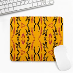 Folk Flowers Print Floral Pattern Ethnic Art Large Mousepads by Eskimos