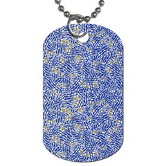 Uruguay Flag Motif Pattern Dog Tag (two Sides) by dflcprintsclothing