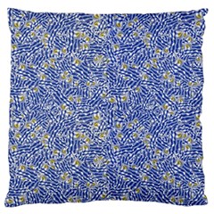 Uruguay Flag Motif Pattern Large Flano Cushion Case (two Sides)