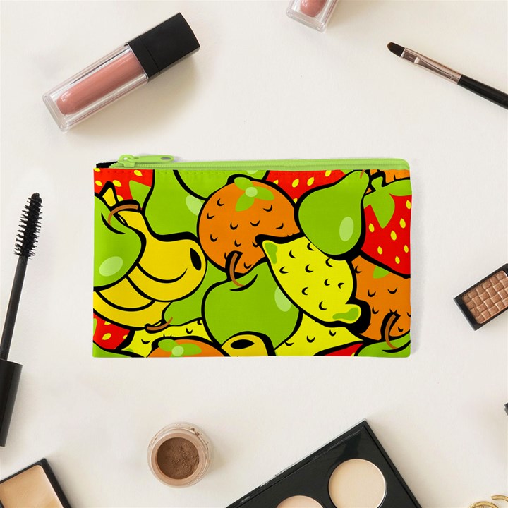 Fruit Food Wallpaper Cosmetic Bag (XS)